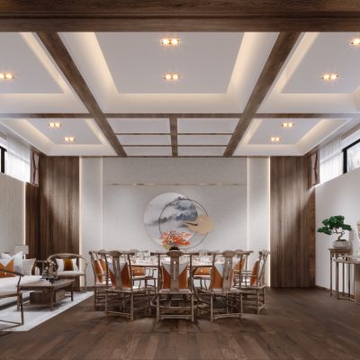 新中式简约包厢