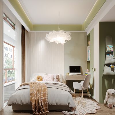 现代简约轻奢儿童房