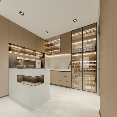 现代简约轻奢厨房