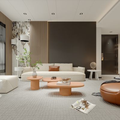 现代简约轻奢客厅