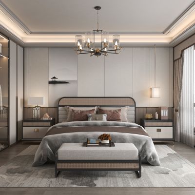 新中式卧室