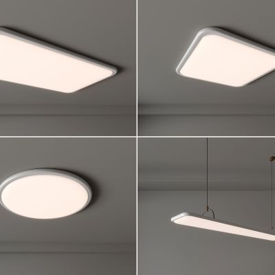 现代吸顶灯 圆形吸顶灯 方形吸顶灯 卧室 客厅 儿童房 简约吸顶灯 餐厅吊灯