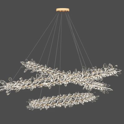 现代法式水晶吊灯
