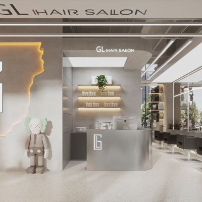 现代潮流理发店