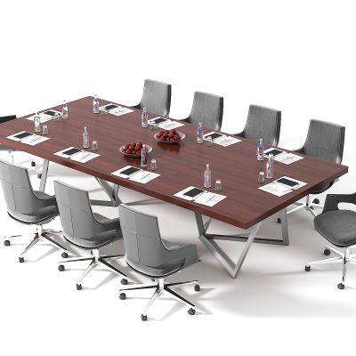 现代会议室，活动室桌椅组合