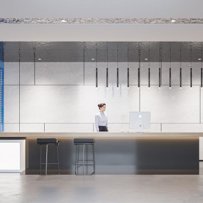 现代办公前台