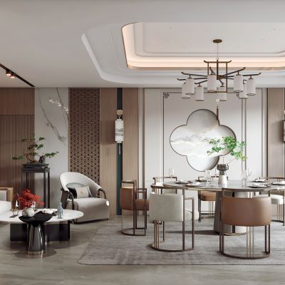 新中式餐厅包间