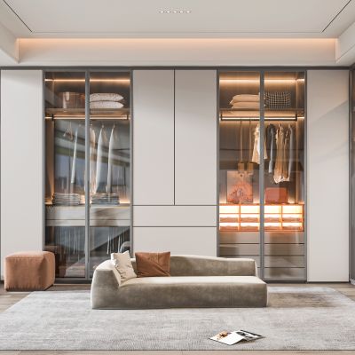 现代衣帽间