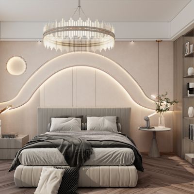 暖色系奶油风卧室