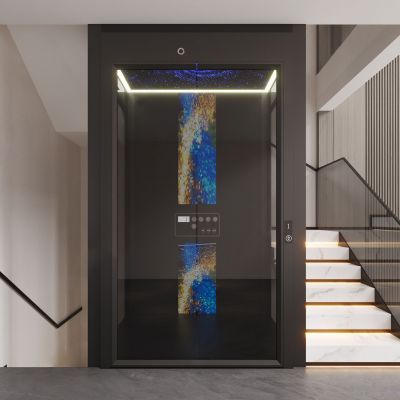 现代电梯_观光电梯