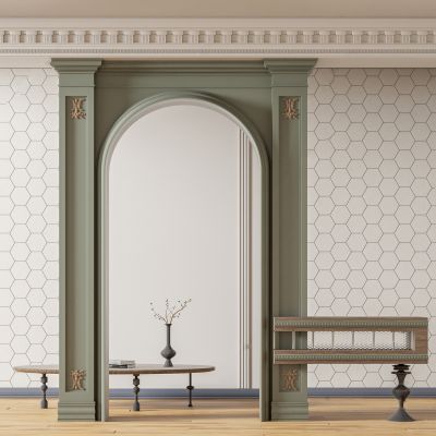 简欧拱门3D模型