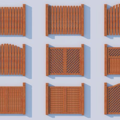 现代木门_园艺门