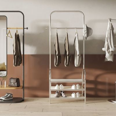 现代铁艺衣架模型