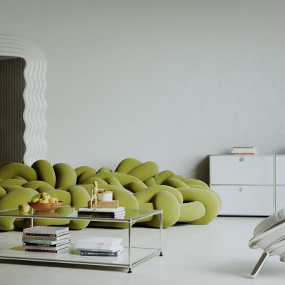 现代简约沙发茶几组合