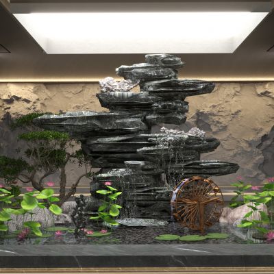 现代假山景观小品