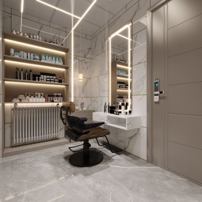 现代理发店，理发店