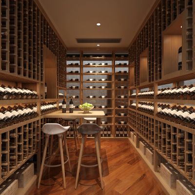 实木红酒窖冷藏室恒温室恒温柜展示柜冷藏柜红酒酒窖