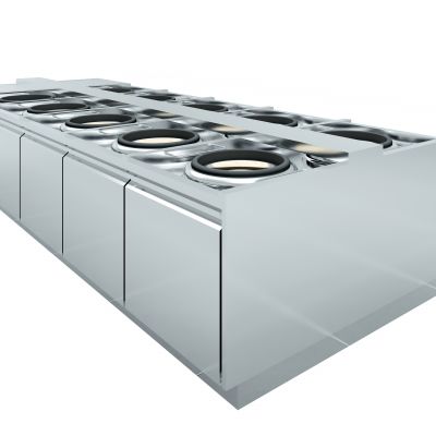 厨师后厨专业灶具猛火灶不锈钢灶头