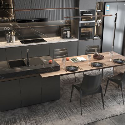 现代开放式厨房