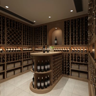 实木红酒窖冷藏室恒温室恒温柜展示柜冷藏柜红酒酒窖