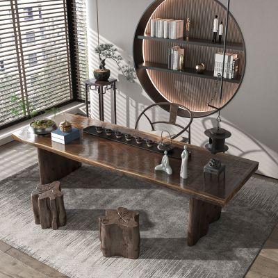 新中式茶桌椅组合