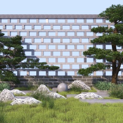 中式庭院景观小品