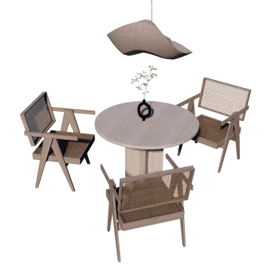 北欧休闲餐桌椅吊灯