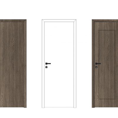 现代木门单开门门把手