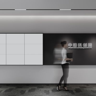 现代办公室前台