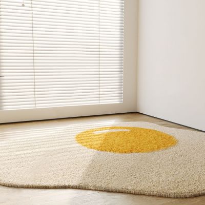 现代异形毛绒地毯