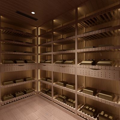 实木雪茄柜冷藏室恒温室恒温柜展示柜冷藏柜雪茄柜窖