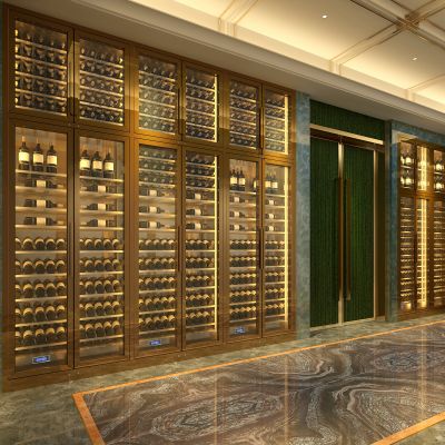 不锈钢红酒窖冷藏室恒温室恒温柜展示柜冷藏柜红酒酒窖