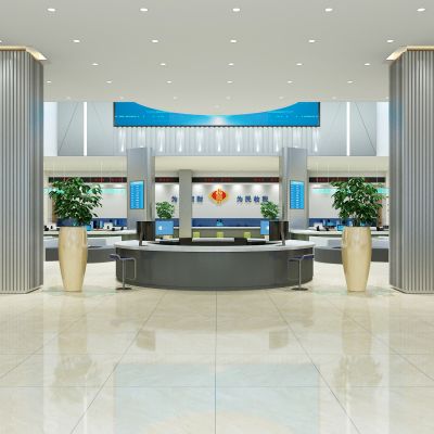 公共政务服务办公办事大厅政务中心