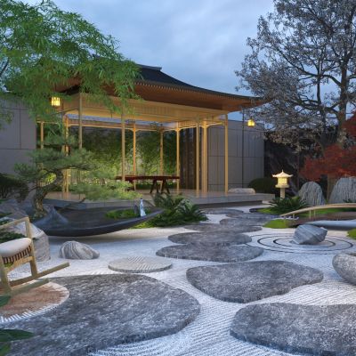 新中式庭院花园