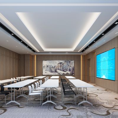 酒店公司办公室公共服务商务培训室报告大厅大会议室