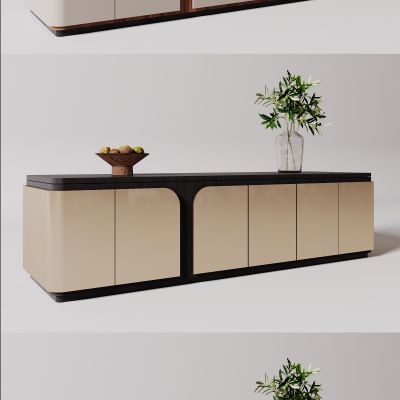 现代，侘寂，电视柜，装饰柜