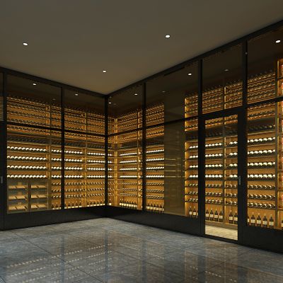 不锈钢红酒窖冷藏室恒温室恒温柜展示柜冷藏柜红酒酒窖