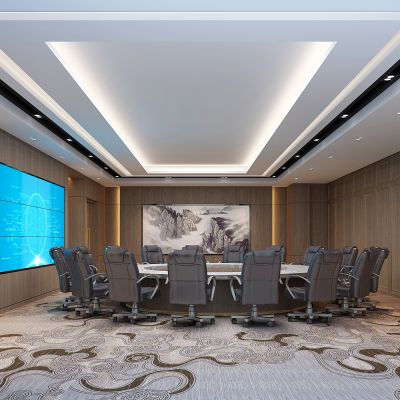 酒店公司办公室公共服务商务培训室报告大厅大会议室