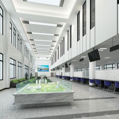 公共政务服务办公办事大厅政务中心