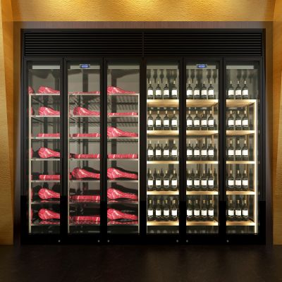 不锈钢肉柜红酒窖冷藏室恒温室恒温柜展示柜冷藏柜红酒酒窖