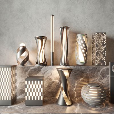 现代景观灯 现代户外灯 草坪灯 草地路灯 花园室外落地灯 庭院灯3D模型