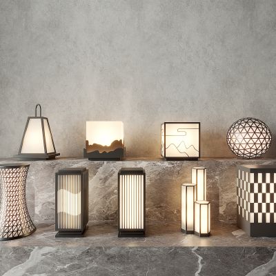 现代景观灯 现代户外灯 草坪灯 草地路灯 花园室外落地灯 庭院灯3D模型