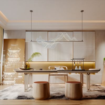 新中式简约茶室