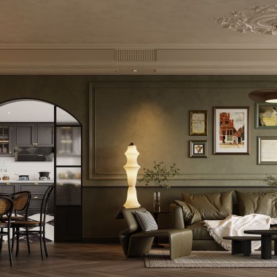 复古美式客餐厅