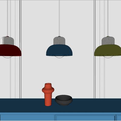 吊灯，北欧，单头，组合