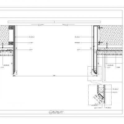 电梯厅大理石门套节点。大样