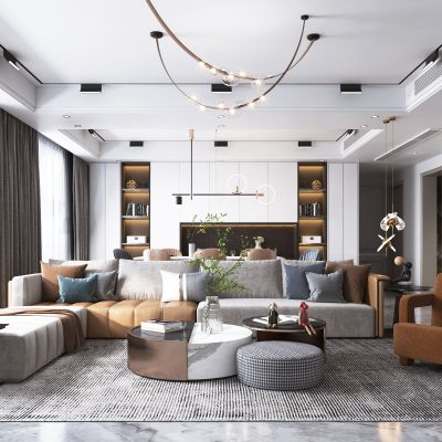 现代风格客餐厅