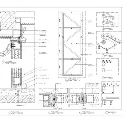 超高超重门安装节点