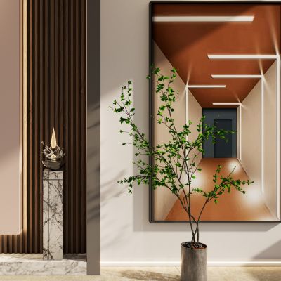 现代轻奢风玄关