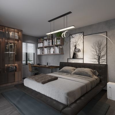 工业风卧室